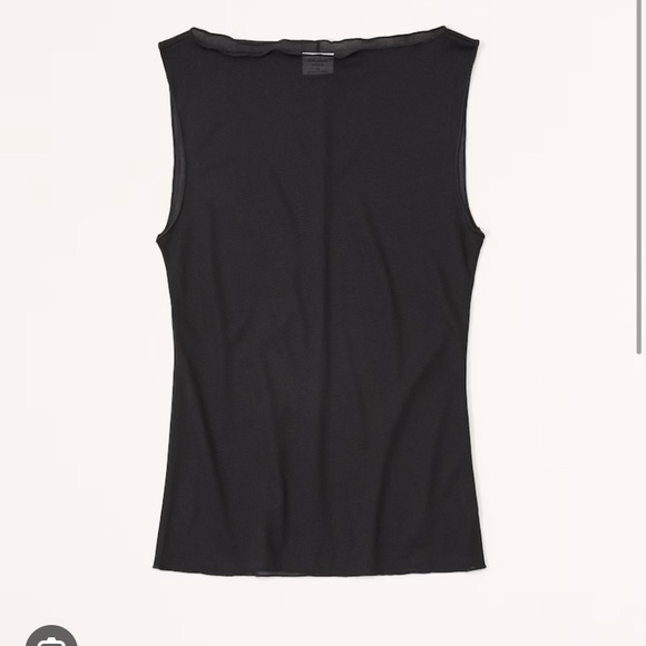 Abercrombie & Fitch Mesh Slash Shell Top - Picture 1 of 5